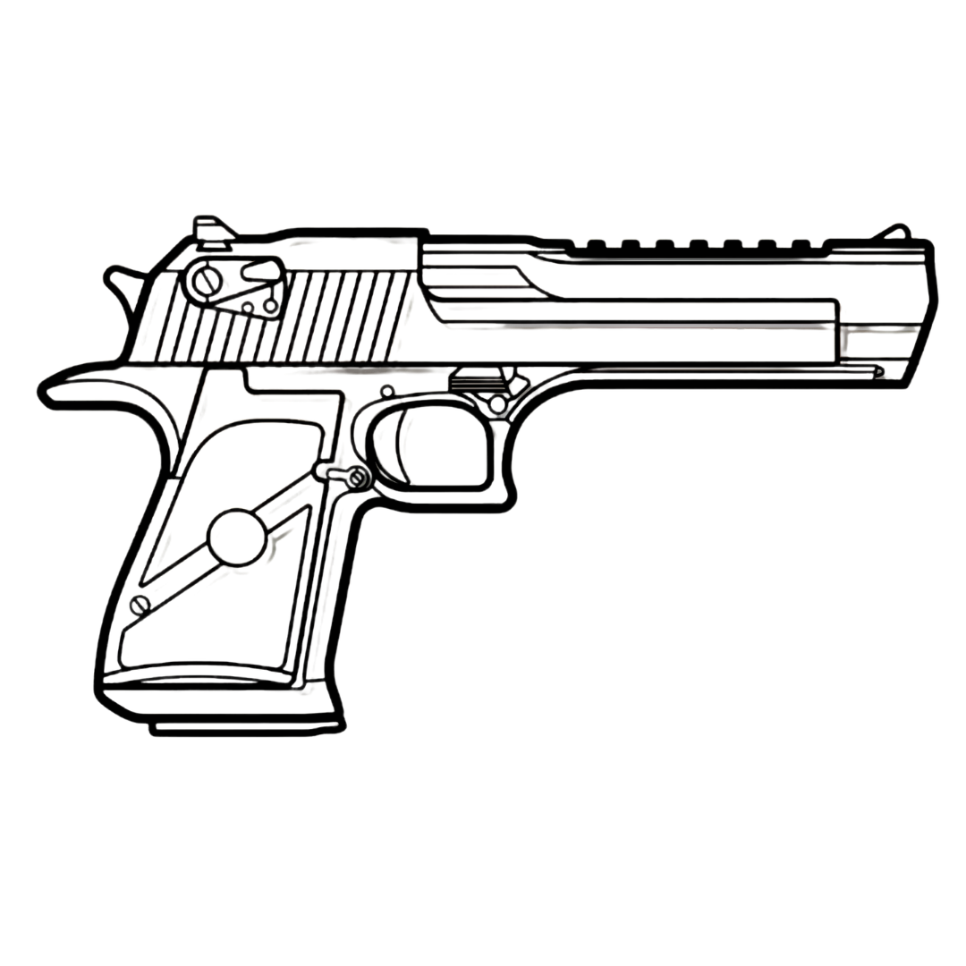 2D Gun Wall Arts - Image 3
