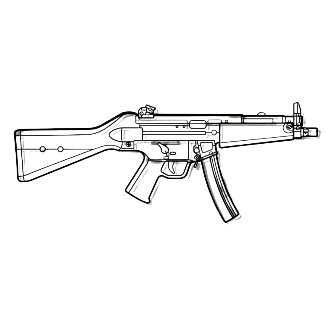 2D Gun Wall Arts - Image 4