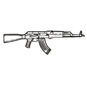 2D Gun Wall Arts