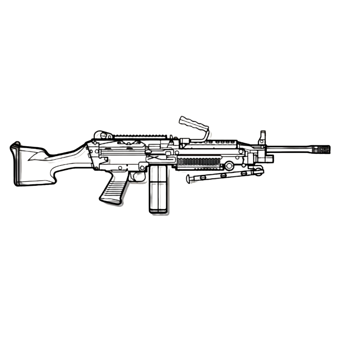 2D Gun Wall Arts - Image 5