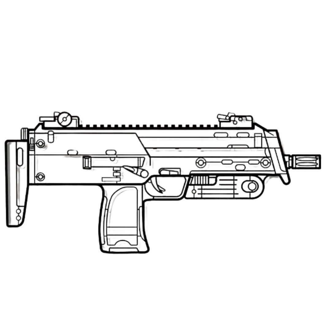 2D Gun Wall Arts - Image 6